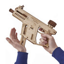 Wood Trick Assault Rifle Gun Wooden Model - Toy Gun, Guns for Kids - 3D Wooden Puzzle Mechanical Model to Build, Assembly Model, Brain Teaser for Adults and Kids