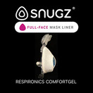 Snugz Mask Liners: Machine Washable Machine Washable, One-Size-Fits-Most CPAP Mask Liners, Pack of 2 Lasts 90 Days (Full-Face (Nose & Mouth))