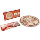 Wood Trick Mayan Wall Calendar Wooden Mechanical Model Kit - 16.1â - 3D Wooden Puzzle, Assembly Constructor, Brain Teaser for Adults and Kids - Aztec Calendar