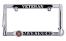 Elektroplate Marines Veteran USMC 3D Metal License Plate Frame