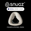 Snugz Nasal Mask Liners: Machine Washable, One-Size-Fits-Most Nasal CPAP Mask Liners, Pack of 2 Lasts 90 Days