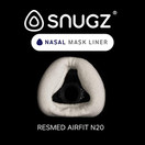 Snugz Nasal Mask Liners: Machine Washable, One-Size-Fits-Most Nasal CPAP Mask Liners, Pack of 2 Lasts 90 Days