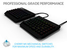 KINESIS Gaming Freestyle Edge RGB Split Mechanical Keyboard (MX Blue)