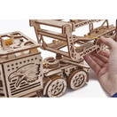 Wood Trick Model Car Trailer Addition for Big Rig Truck, Toy Trailer with Mini Jeep Toy Car - 3D Wooden Puzzle, ECO Wooden Toys, Best DIY Toy - STEM Toys for Boys and Girls