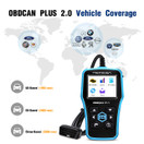 TOPDON OBD2 Scanner Engine Fault Code Reader Plus 2.0, Turn Off Check Engine Light, Pass Smog Test for Cars since 1996, with Graphic Live Data, DTC LookUp, Recode and Replay, 9 Language Support