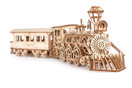 Wood Trick Wooden Toy Train Set with Railway - 34x7 - Locomotive Train Toy Mechanical Model Kit - 3D Wooden Puzzle, Brain Teaser for Adults and Kids, Best DIY Toy