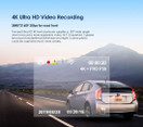 VIOFO A129 Pro 4K Dash Cam 3840x2160P Ultra HD 4K Dash Camera Sony 8MP Sensor GPS Wi-Fi, Buffered Parking Mode, G-Sensor, Motion Detection, WDR, Loop Recording