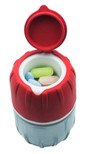 MAXGRIND Pill Crusher and Grinder (Red) Cutter Splitter Powder Medicine Pulverizer