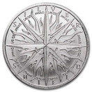 1 oz Pieces of Eight Silver Shield Round (New)