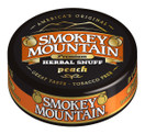 Smokey Mountain Snuff, 5 Cans - Peach - Tobacco Free, Nicotine Free