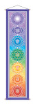 Mandala Arts 12" X 48" Large Chakra Banner, By Bryon Allen