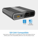 New! Blackvue B-124X Power Magic Ultra Battery Pack | Vehicle Battery | Discharge Prevention | Circuit Tester Included