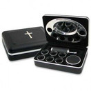 Communion Set - Remembranceware Executive Portable - Black - Lord's Supper