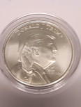 Uncirculated Donald Trump 45th Presidential, White House Private Mintage, Limited Edition Mint. 1 Troy Oz .999 Fine Silver Round in Plastic Protection case