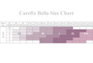 Carefix Women's "Bella" Front Closure Comfort Sleep Bra White X-Large