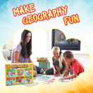 GeoToys — 6 GeoPuzzles Set in One Box — Educational Kid Toys for Boys and Girls, 50+ Piece Geography Jigsaw Puzzles, Jumbo Size Kids Puzzles — Ages 4 and up