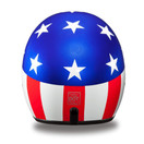 Daytona Helmets Motorcycle Open Face Helmet Cruiser- Captain America 100% DOT Approved