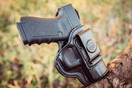 Maxx Carry IWB Leather Gun Holster for Glock 43, 43X 9mm |Walther PPS, PPS M2 | Springfield XDS 3.3, Hellcat | S&W M&P 380 Shield EZ | Beretta APX Carry | Taurus PT 709 Slim