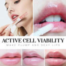 Lip Plumper Lip Gloss, Lip Plumper, Natural Lip Enhancer, Lip Maximizer Lip Gloss, Reduce Fine Lines, Beautiful Fuller & Hydrated, Instantly Sexy Lips, Vafee