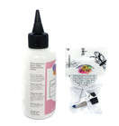 Art Institute Art Glitter Glue Designer Dries Clear Adhesive 4 oz with Ultra Fine Metal Tip