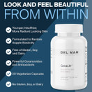 Del Mar Labs - CeraLift - 30 Day Supply - Doctor Formulated - for Reduction in Appearance of Fine Lines and Wrinkles - Anti-Aging Ceramides and Antioxidants - Vegetarian Capsules