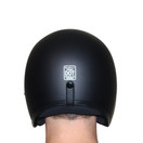 Daytona Helmets Motorcycle Open Face Helmet Cruiser - Dull Black 100% DOT Approved Large