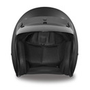 Daytona Helmets Motorcycle Open Face Helmet Cruiser - Dull Black 100% DOT Approved Large