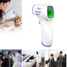 IR Non-Contact Professional Medical Grade Infrared Thermometer Three Color LCD No Touch Forehead, Ear and Body Temperature Reading Scanner Gun for Adult and Baby