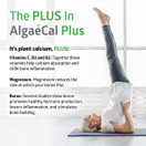 AlgaeCal Plus  Plant-Based Calcium Supplement with Magnesium, Boron, Vitamin K2 + D3 | Increase Bone Strength | All Natural Ingredients | Highly Absorbable | 120 Veggie Capsules per Bottle (5 Pack)