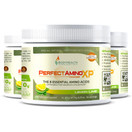 BodyHealth PerfectAmino XP Lemon Lime (30 Servings) Best Pre/Post Workout Recovery Drink, 8 Essential Amino Acids Energy Supplement with 50% BCAAs, 100% Organic, 99% Utilization
