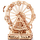 Wood Trick Ferris Wheel Toy Mechanical Model, Observation Wheel - 3D Wooden Puzzle, Eco Wooden Toys, Assembly Model, Brain Teaser for Adults and Kids