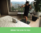 BodyBoss 2.0 GREEN - Full Portable Home Gym Workout Package + Resistance Bands - Collapsible Resistance Bar, Handles - Full Body Workouts for Home, Travel or Outside