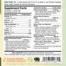 BodyHealth Perfect Greens Formula (30 Svgs) 100% Organic Superfood, 23 Whole Foods (Wheat Grass, Spirulina, etc) Antioxidant, Probiotic, Detox, Gluten Free, Energy Juice Supplement, Apple Flavor