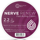 Life Renew: Cream – Fast-Acting Nerve Pain Relief Cream – 2.2 fl. oz/65 ml – Maximum Strength and Fast Absorption – Safe and All-Natural – Targeted Nerve and Muscle Pain Relief