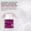 Life Renew: Nerve Renew Advanced Nerve Support - Alternative Nerve Pain Treatment with Alpha Lipoic Acid and Vitamin B Complex - Dietary Supplement - 60 Capsules - Antioxidant Potency Guaranteed