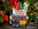 DWK - Growing Old Together - Garden Gnome Couple in Love Collectible Figurine Best Friends Lovers Romantic Statue Indoor Outdoor Garden Patio Home Décor, 5.75-inch