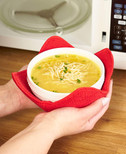 Microwave Bowl or Plate Huggers Set of 4 Plate Huggers 7" sq. x 4"H, each