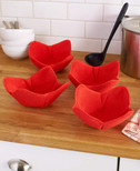 Microwave Bowl or Plate Huggers Set of 4 Plate Huggers 7" sq. x 4"H, each