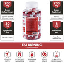 Enhanced Athlete Code Red - Support Supplement with Yohimbine, Green Tea & Coffee Extract - No Added Caffeine - 120 Capsules