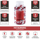 Enhanced Athlete Code Red - Weight Loss Support Supplement with Yohimbine, Green Tea and Green Coffee Extract - No Added Caffeine - 120 Capsules