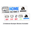 Andersen Hitches Camper Leveler Frustration Free Drive-On Leveling in Seconds | Up to 30,000 Lbs | Drive On, Chock, Done