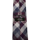 Darth Vader Plum Modern Plaid Men's Tie