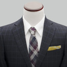 Darth Vader Plum Modern Plaid Men's Tie