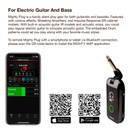 Nux Mighty Plug MP-2 Guitar and Bass Modeling Headphone Amplug with Bluetooth,13 Amplifier Models,20 IR,19 Variety of Effects