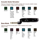 Nux Mighty Plug MP-2 Guitar and Bass Modeling Headphone Amplug with Bluetooth,13 Amplifier Models,20 IR,19 Variety of Effects