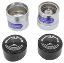 Bearing Buddy Chrome Bearing Protectors (2.441" Diameter) With Bras - Pair