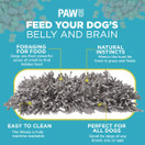 PAW5: Wooly Snuffle Mat - Feeding Mat for Dogs (12" x 18") - Encourages Natural Foraging Skills - Easy to Fill - Fun to Use Design - Durable and Machine Washable - Perfect for Any Breed