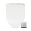 Bio Bidet Slim Two Smart Toilet Seat in Elongated White with Stainless Steel Self-Cleaning Nozzle, Nightlight, Turbo Wash, Oscillating and Fusion Warm Water Technology with Wireless Remote