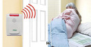 Wireless (Cordfree) Bed Alarm and Bed Pad/no Alarm in Patient's Room 433-EC with GBT-RI-10"x 30" Cordless 1 Year Bed Pad