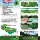 Grotrax Biodegradable Grass Seed Mat, Year Round Green - 50 Sq Ft Quick Fix Roll - All in One Growing Solution for Lawns, Dog Patches and Shade - Just Roll Water & Grow -Not Fake or Artificial Grass